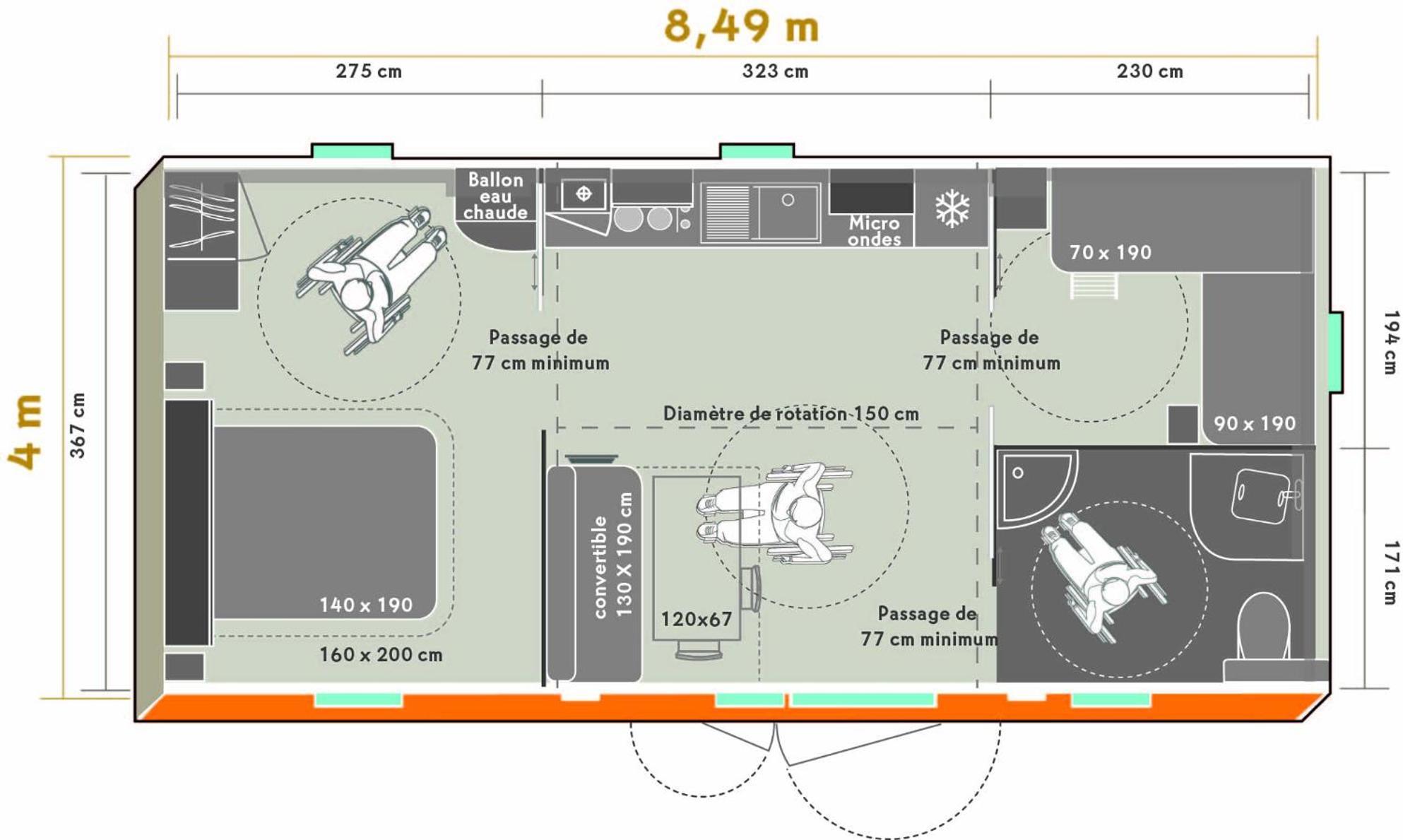 Camping Le Moulin De La Salle Les Sables-d'Olonne Bilik gambar